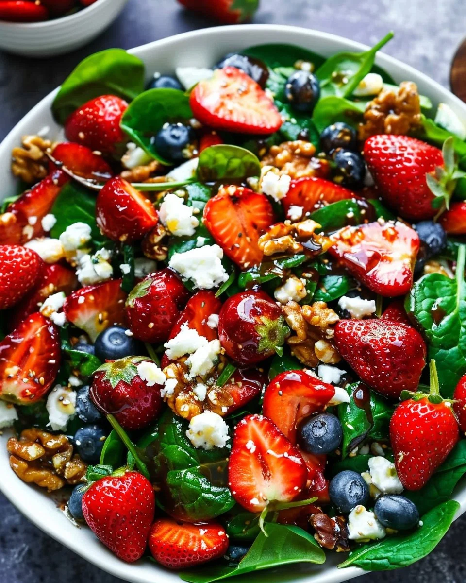 30-Minute Strawberry Spinach Salad