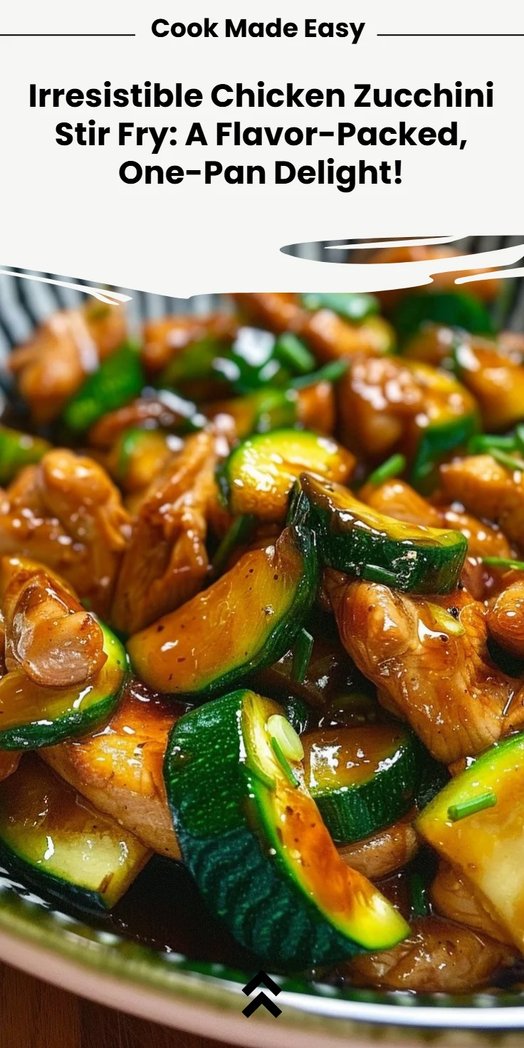 Chicken Zucchini Stir-Fry Recipe
