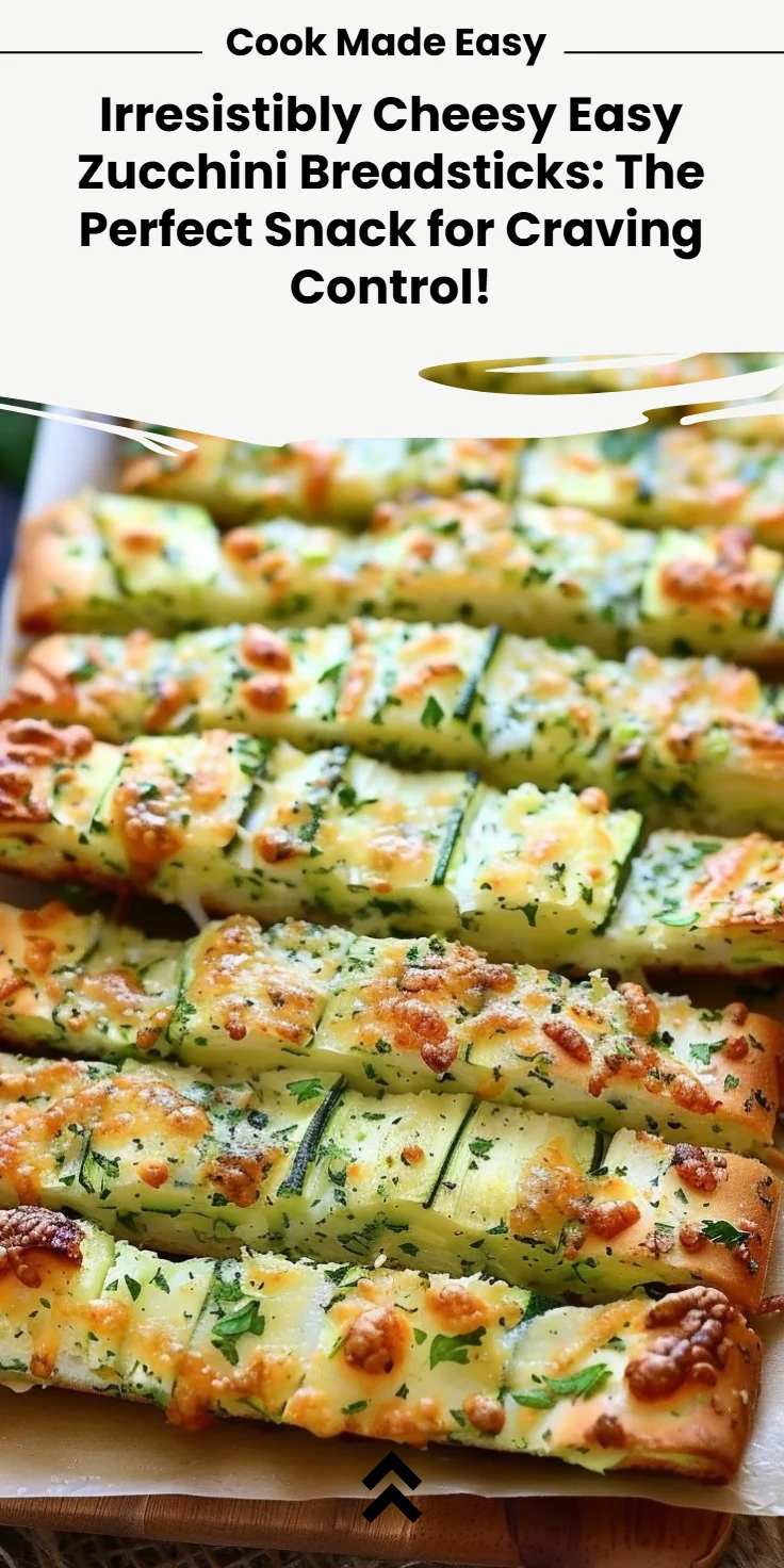 Easy Zucchini Breadsticks Recipe