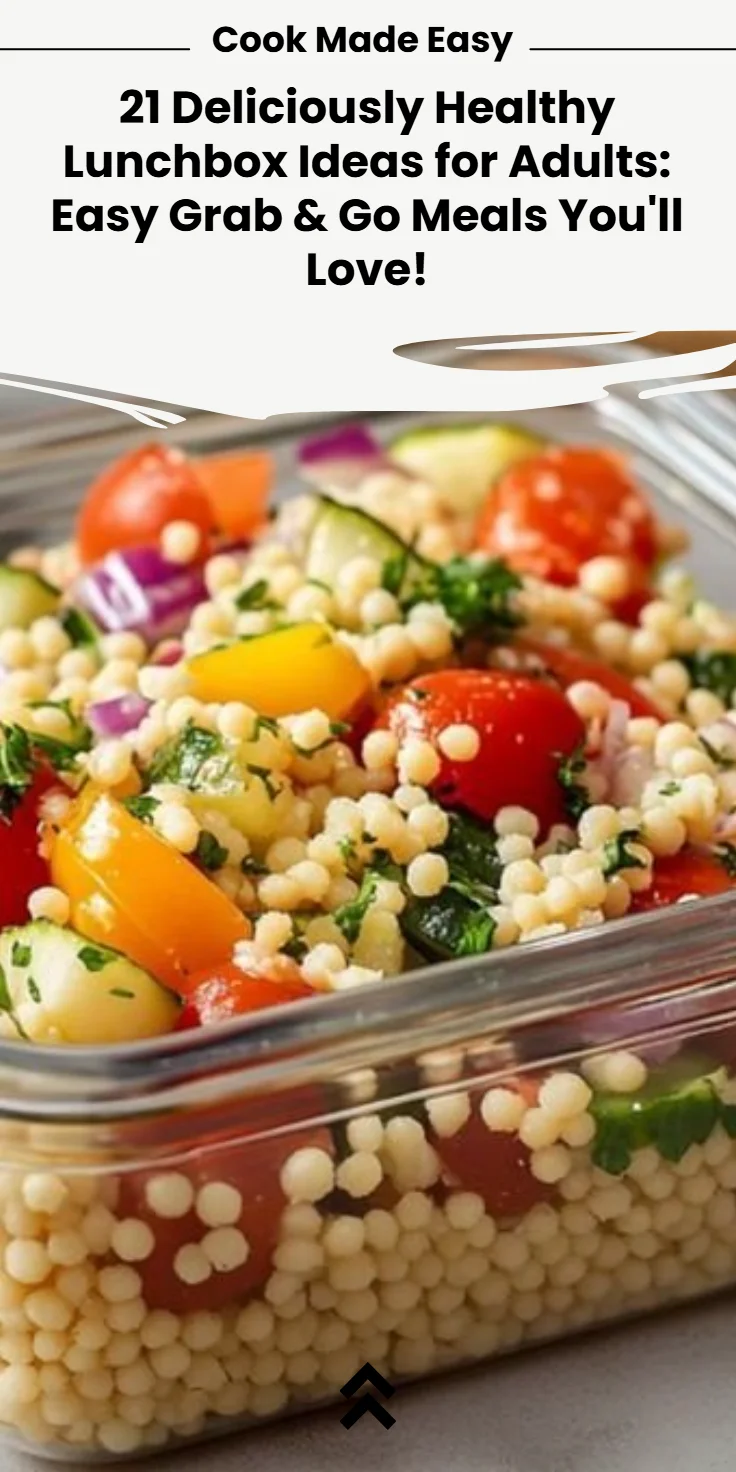 Healthy Work Lunchbox Ideas for Adults: 21 Grab-and-Go Options