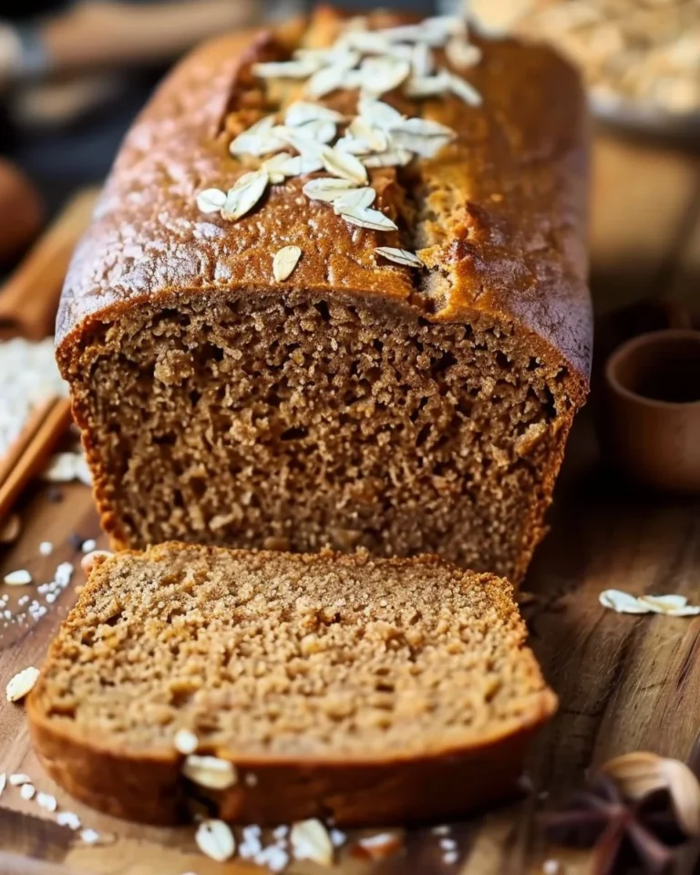 Homemade Harvest Spice Bread with warm spices and seasonal ingredients.