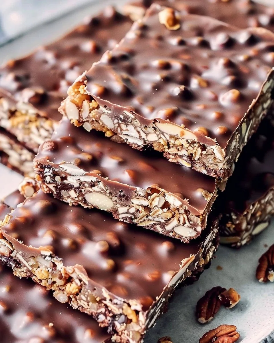 Homemade Crunch Bar ingredients ready for preparation