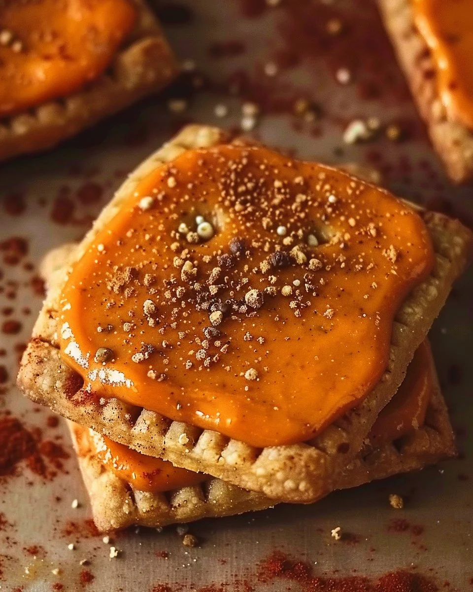 Delicious Vegan Pumpkin Pop-Tarts fresh out of the oven